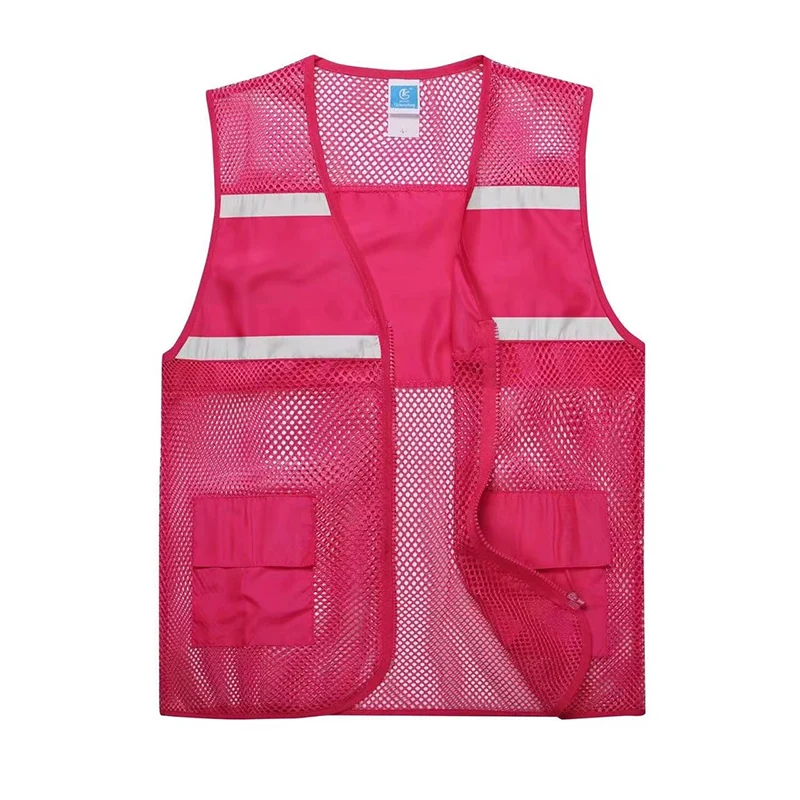 100% Poliester Reflektif Belt Net Vest